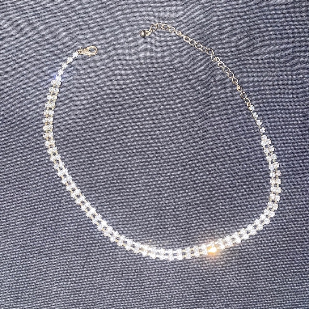 Rhinestone choker